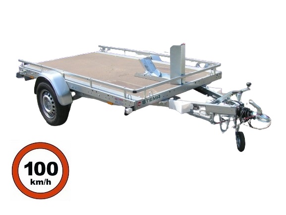 Mietanhänger 1-er Motorradtrailer 2,50x1,45 m Mietanhänger 1-er Motorradtrailer 2,50x1,45 m