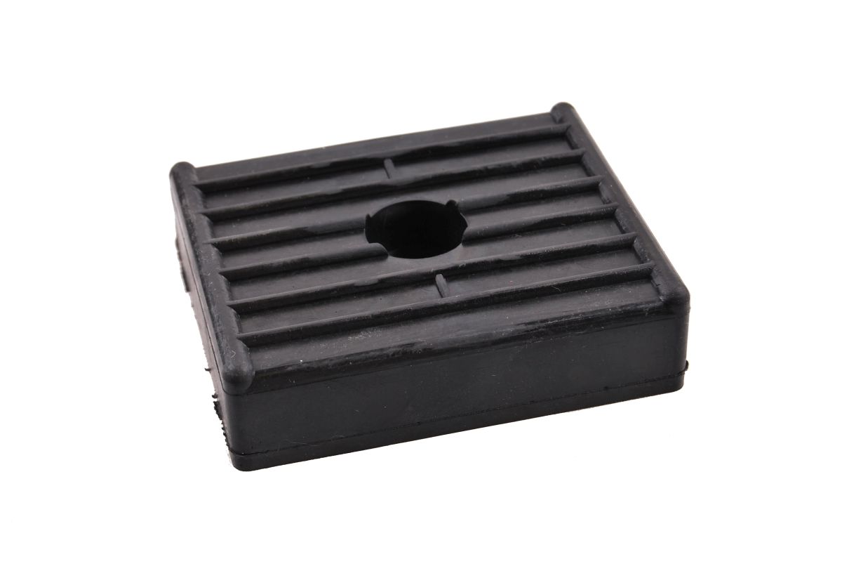 Bootsauflage, 100 x 120 x 31 mm, Bohrung Ø 11 mm schwarz, Gummi Bootsauflage, 100 x 120 x 31 mm, Bohrung Ø 11 mm schwarz, Gummi