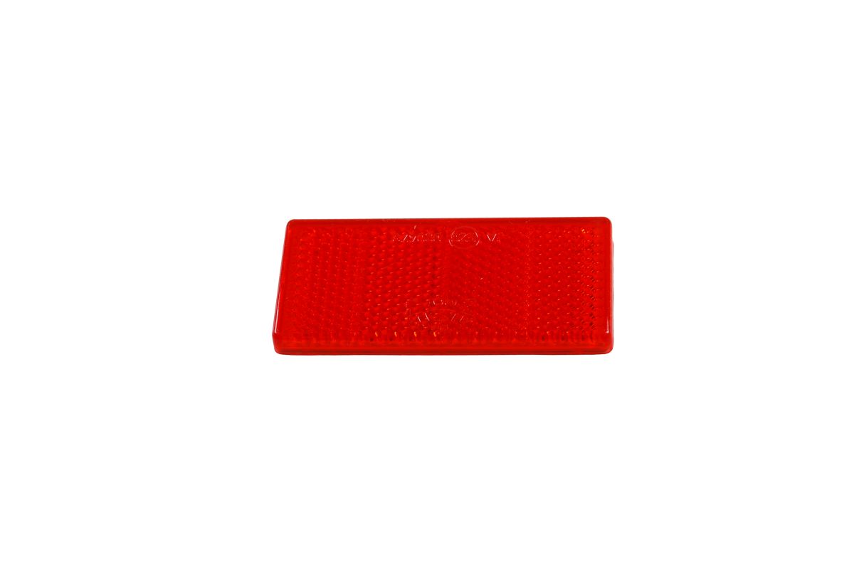 ASPÖCK Rückstrahler rot, 69 x 31,5 mm m. Klebefolie