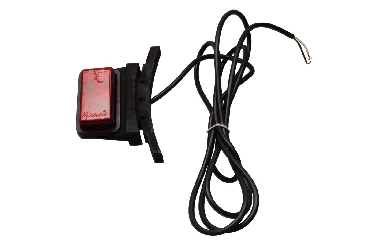 IFOR Begrenzungsleuchte rot re., m. 5 m Kabel, Gummischutz