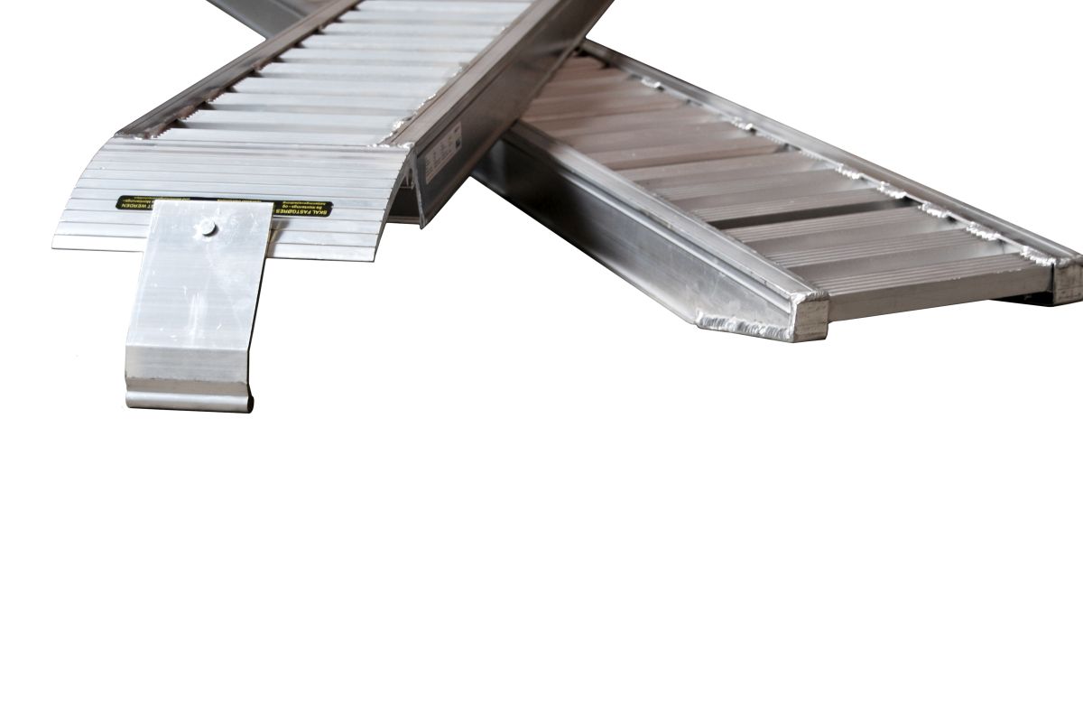 Auffahrrampen (Paar), 270 x 2400 x 80 mm, 2800 kg m. Auflagerprofil, Aluminium Auffahrrampen (Paar), 270 x 2400 x 80 mm, 2800 kg m. Auflagerprofil, Aluminium