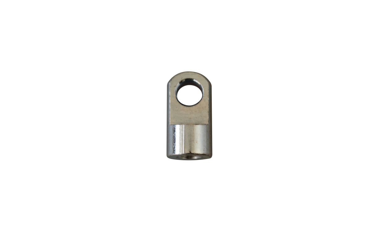 Auge m. Bund M8, Ø 8,1 mm, wirksame Länge 25 mm Breite Auge Ø 18 mm, Breite Bohrung 10 mm Auge m. Bund M8, Ø 8,1 mm, wirksame Länge 25 mm Breite Auge Ø 18 mm, Breite Bohrung 10 mm