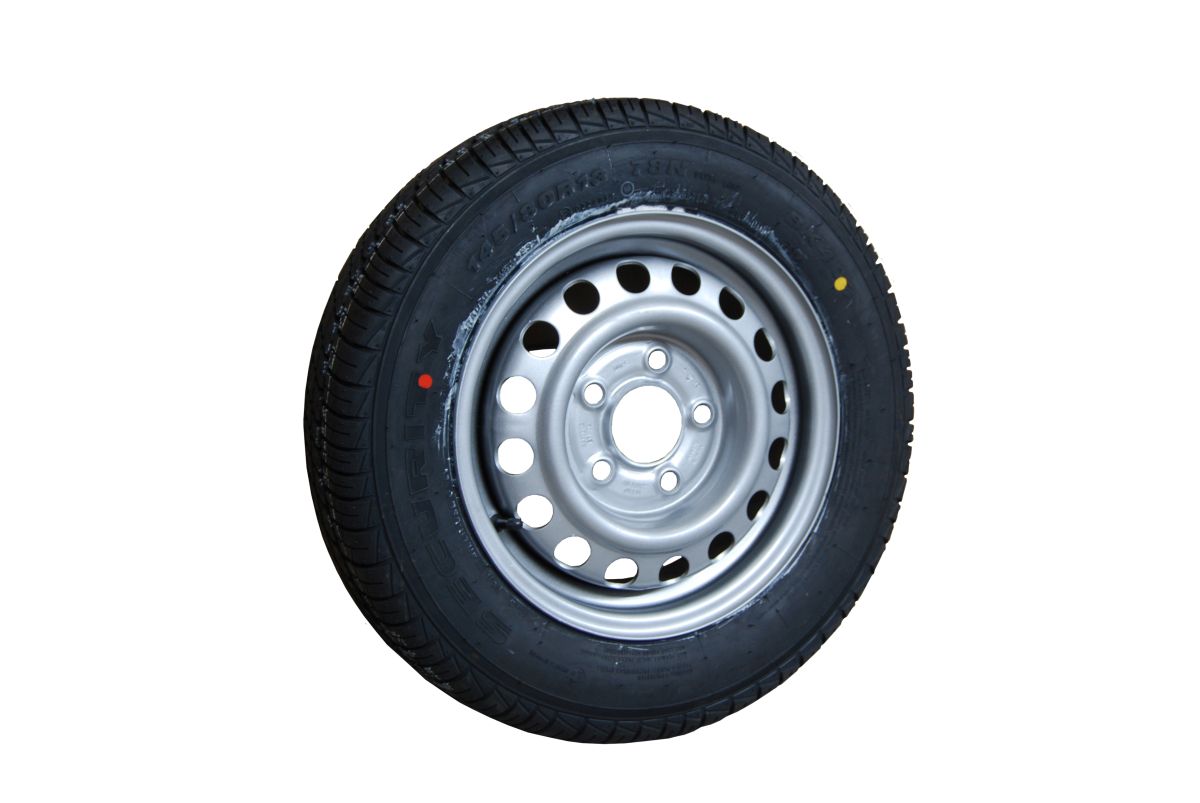 SECURITY Komplettrad 145/80R13, 79N, AW414, M+S a. Felge 4,5Jx13, 5/67/112, ET 30, 437 kg SECURITY Komplettrad 145/80R13, 79N, AW414, M+S a. Felge 4,5Jx13, 5/67/112, ET 30, 437 kg