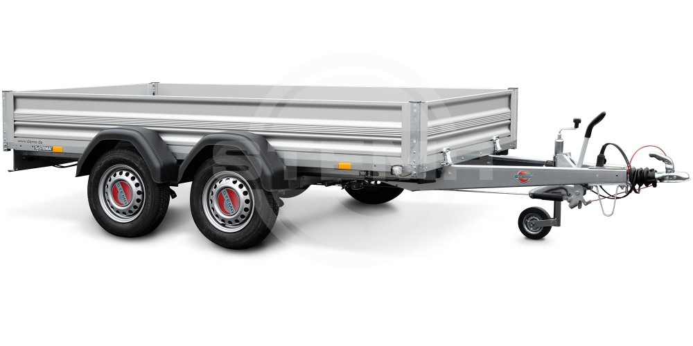 ALU STL 2000 O2 20-30-15.2 mit Plane grau und Spriegel 150 cm ALU STL 2000 O2 20-30-15.2 mit Plane grau und Spriegel 150 cm