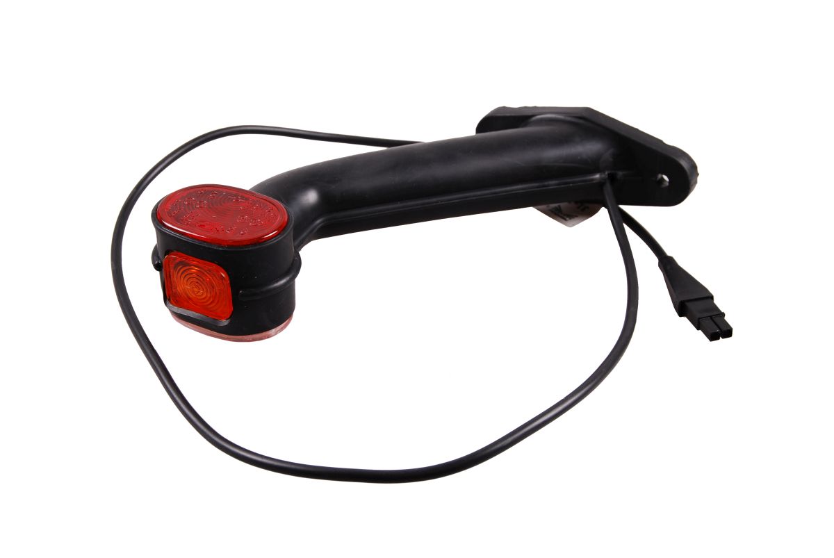 ASPÖCK Superpoint II Umrissleuchte rot/weiß/gelb links, m. SML, 0,75 m Kabel SV, Kabelausgang u.