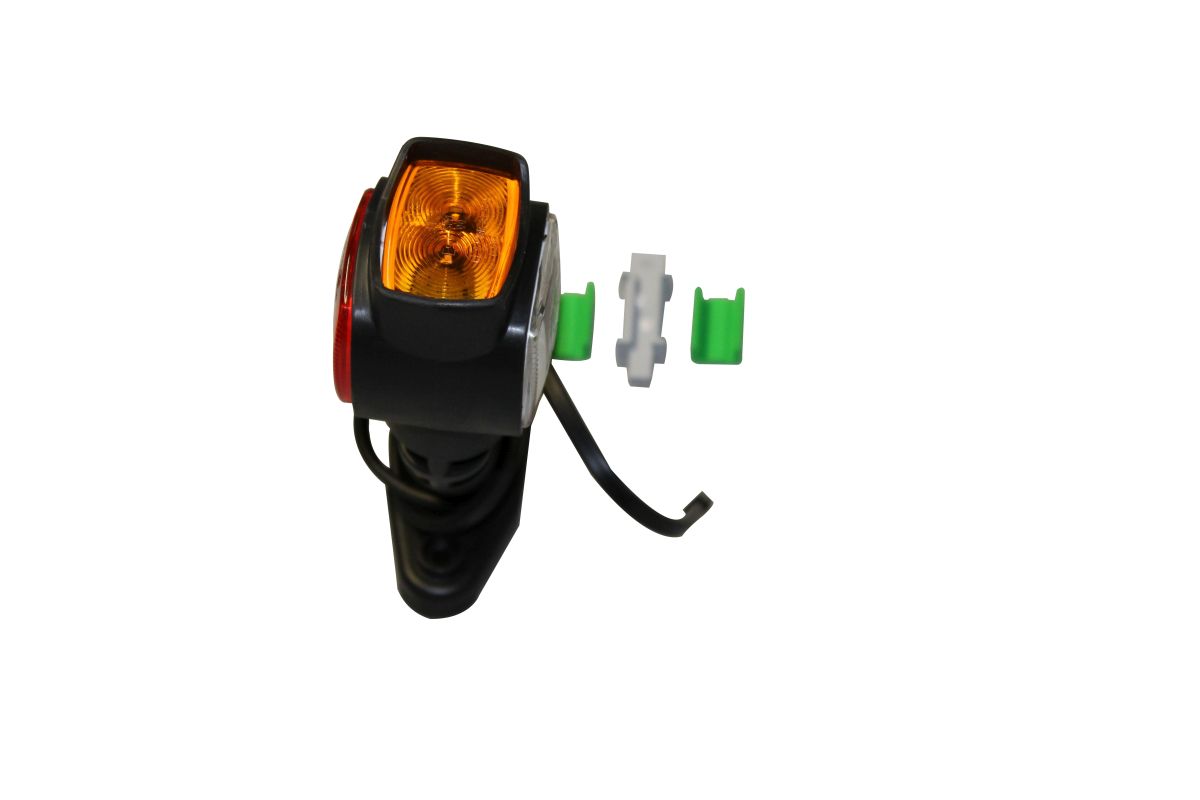 Begrenzungsleuchte links LED 12/24V w/r/g