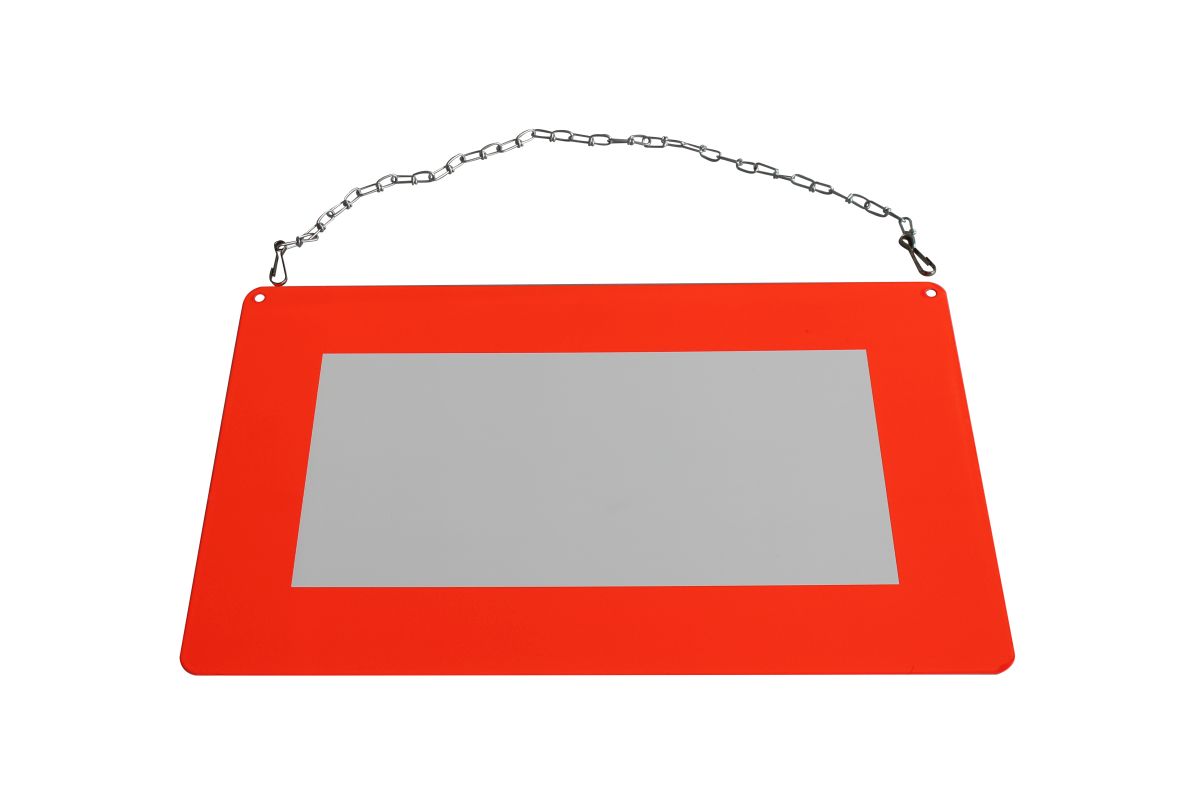 Langguttafel ALU mit Kette 400 x 250 mm, f. Österreich