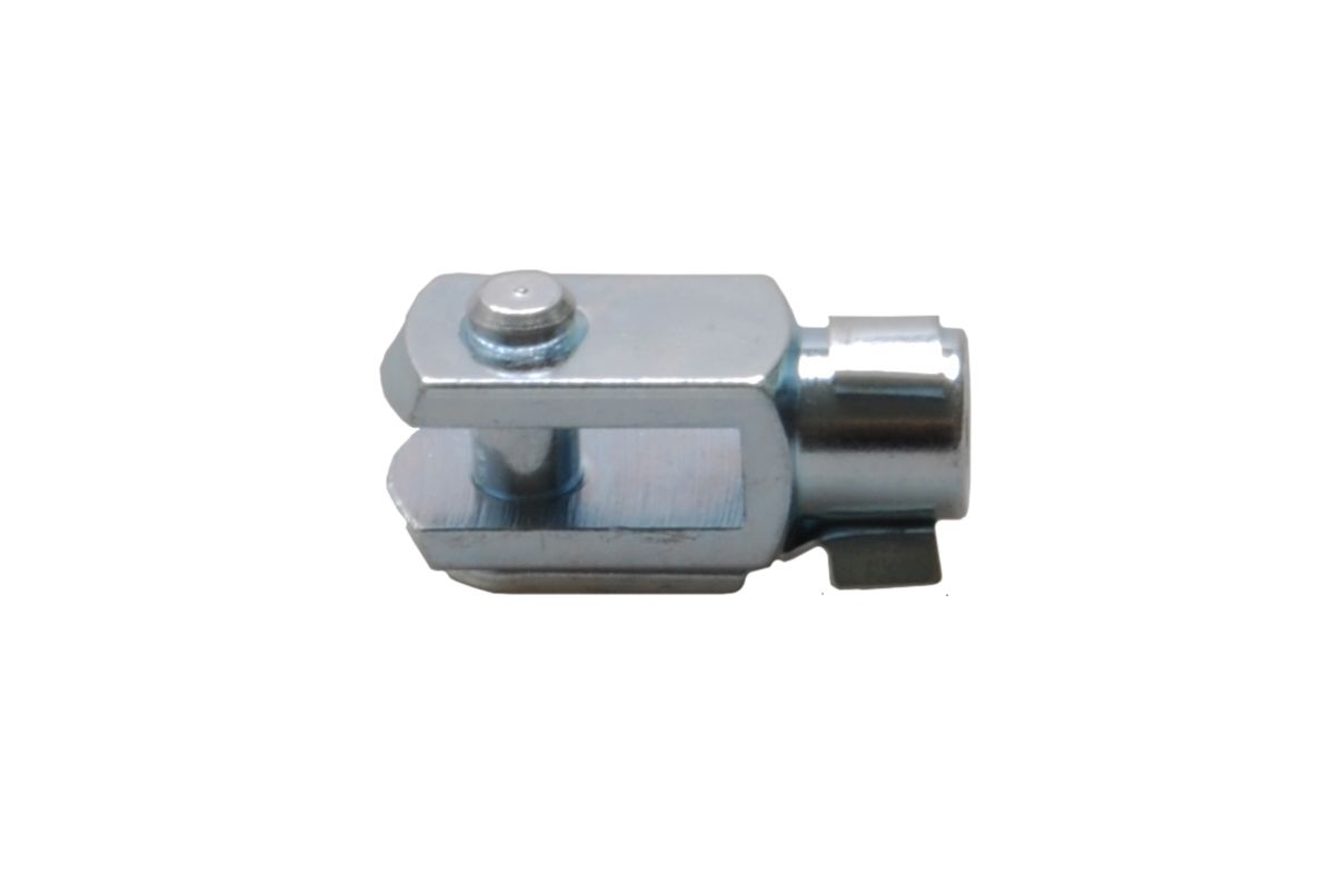 Gabelkopf m. ES-Bolzen M8, 16 x 42 mm Bohrung Ø 8 mm, wirksame Länge 32 mm