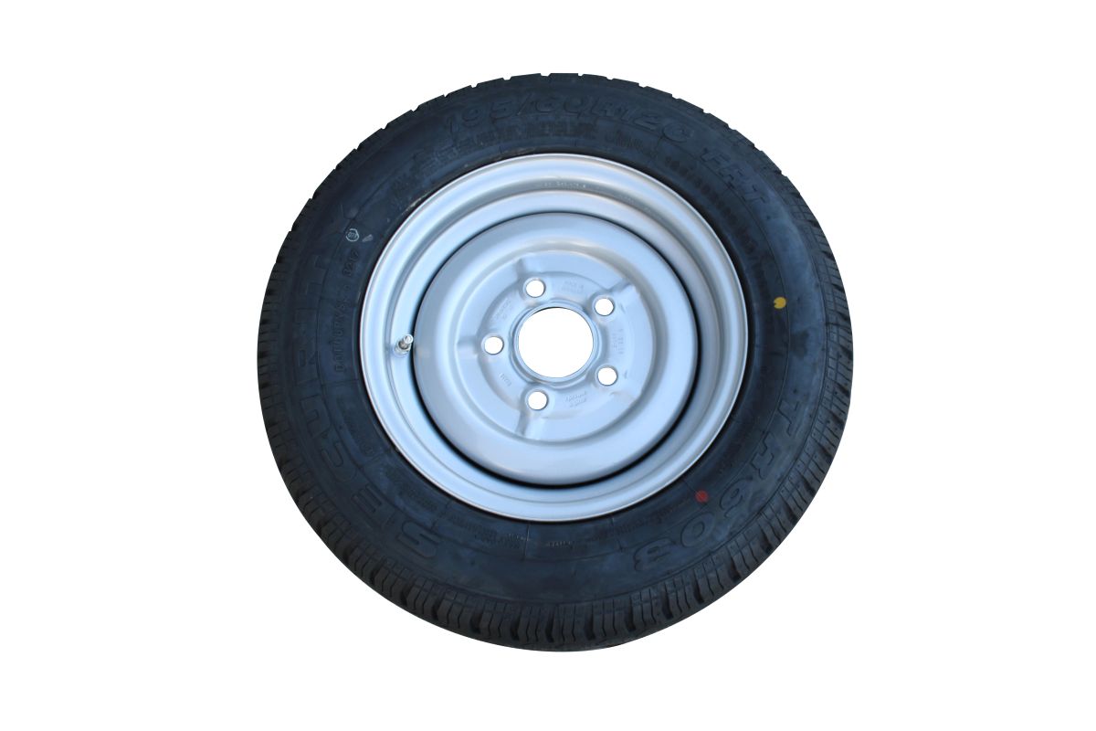 SECURITY Komplettrad 195/60R12C, 108/106N, TR603 M+S, a. Felge 5,5Jx12, 5/67/112, ET 30, 900 kg SECURITY Komplettrad 195/60R12C, 108/106N, TR603 M+S, a. Felge 5,5Jx12, 5/67/112, ET 30, 900 kg