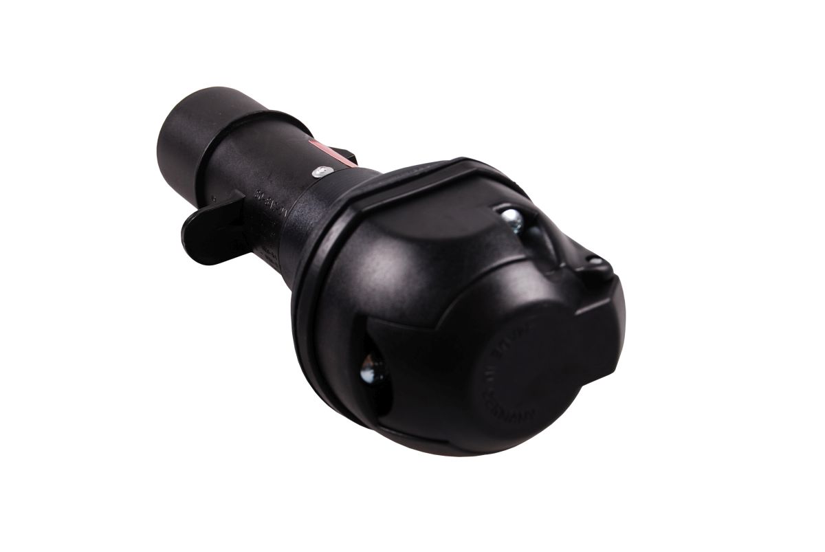 SECORÜT Spannungsreduzierer, von 24 auf 12 V 7-poliger Stecker (Typ N) auf 7-polige Dose (PKW)