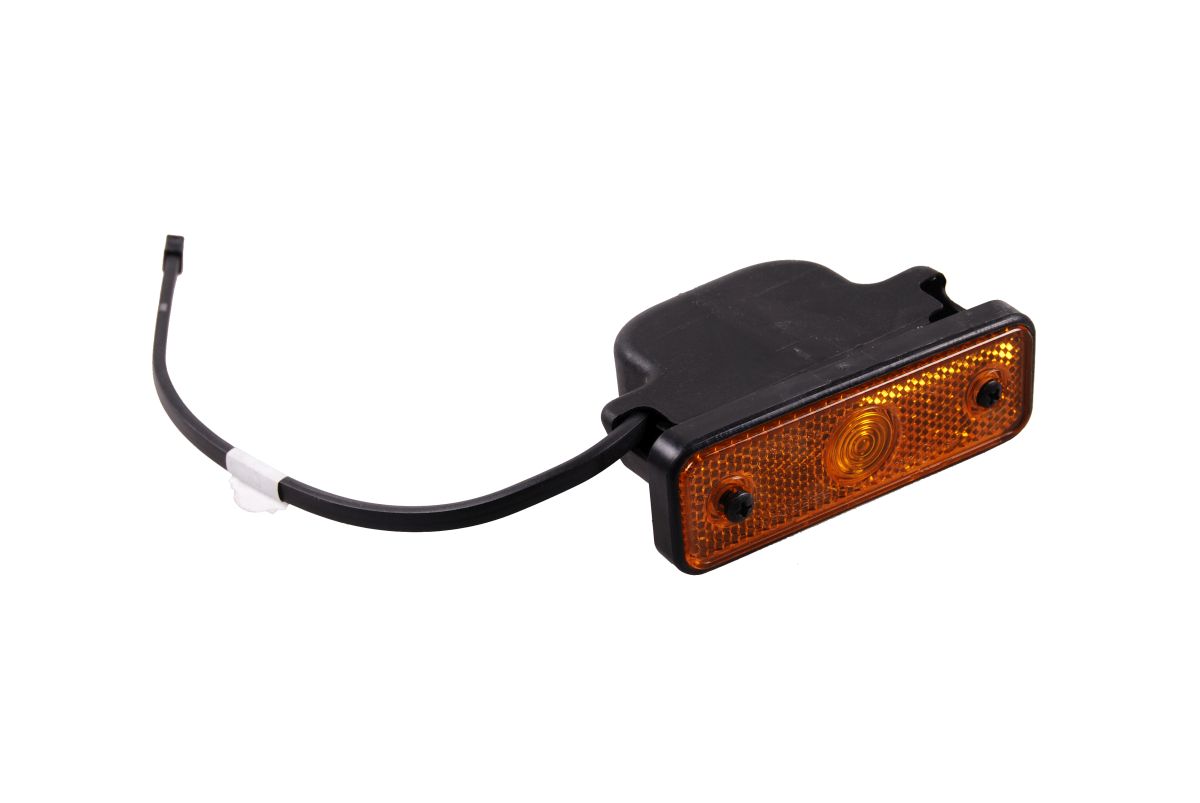 ASPÖCK Sidepoint Seitenmarkierungsleuchte gelb  m. Rückstrahler, Einbau, 0,3 m DC-Kabel ASPÖCK Sidepoint Seitenmarkierungsleuchte gelb  m. Rückstrahler, Einbau, 0,3 m DC-Kabel