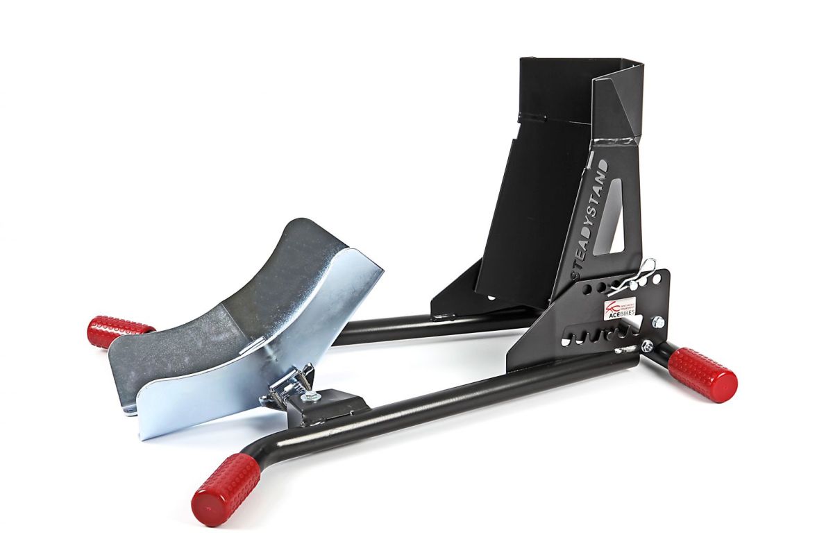 ACEBIKES SteadyStand Multi, m. Wippe, Gummifüße f. Reifen 15-21" m. 90-200 mm Breite ACEBIKES SteadyStand Multi, m. Wippe, Gummifüße f. Reifen 15-21" m. 90-200 mm Breite