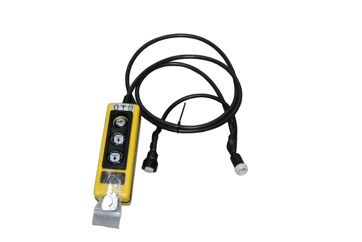 SPX Bedienteil, m. 2 Tasten, 4 m Kabel, 2 Magnete 2 Schlüssel, Anschluss f. Funkfernbedienung SPX Bedienteil, m. 2 Tasten, 4 m Kabel, 2 Magnete 2 Schlüssel, Anschluss f. Funkfernbedienung