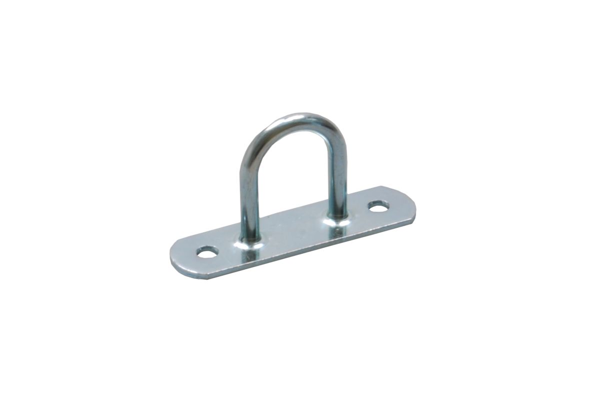 Bügelkrampe, 20 x 72 mm, Lochabstand 51 mm Lichtehöhe 30 mm, Lichtebreite 21 mm, verzinkt Bügelkrampe, 20 x 72 mm, Lochabstand 51 mm Lichtehöhe 30 mm, Lichtebreite 21 mm, verzinkt