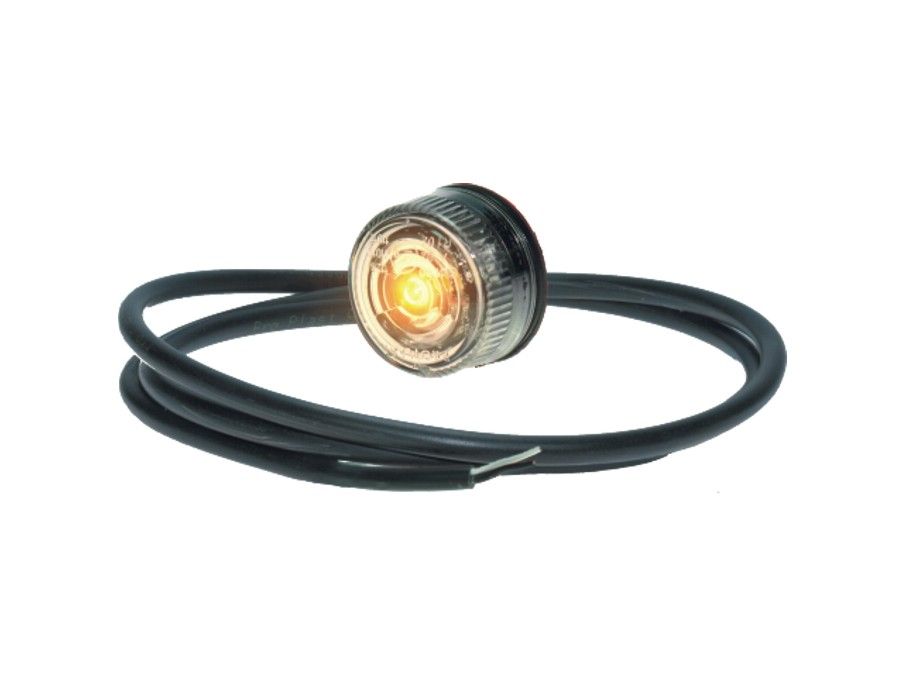 LED-Seitenmarkierung PRO-PENNY Gehäuse klar, Kab.0,5m, 12/24V
