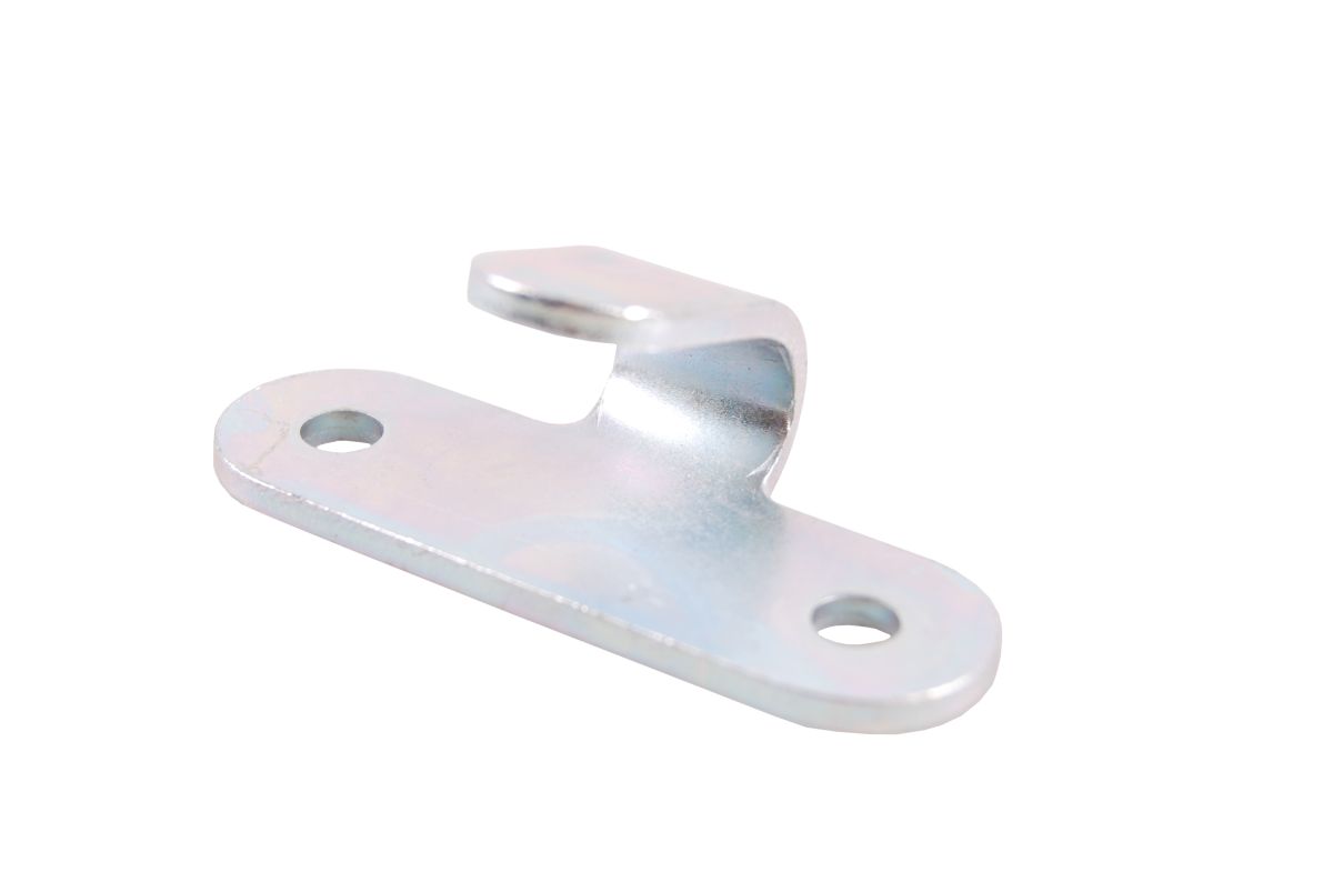 Abspannhaken, 20 x 65 mm,  Stahl verzinkt, Lochabstand 45mm Abspannhaken, 20 x 65 mm,  Stahl verzinkt, Lochabstand 45mm