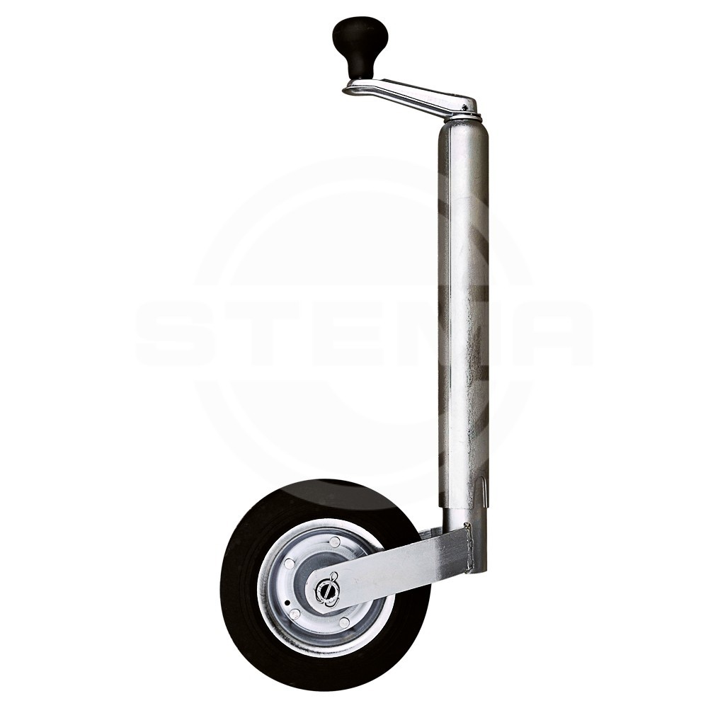 Stützrad mit Vollgummirad auf Stahlfelge 200x40 mm Stützrad mit Vollgummirad auf Stahlfelge 200x40 mm