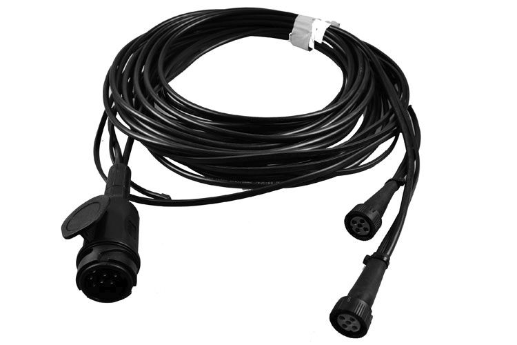ASPÖCK Anschlusskabel, 8 m, 13-polig, 5-polige BV 2 x Abgang 6 m DC-Kabel ASPÖCK Anschlusskabel, 8 m, 13-polig, 5-polige BV 2 x Abgang 6 m DC-Kabel