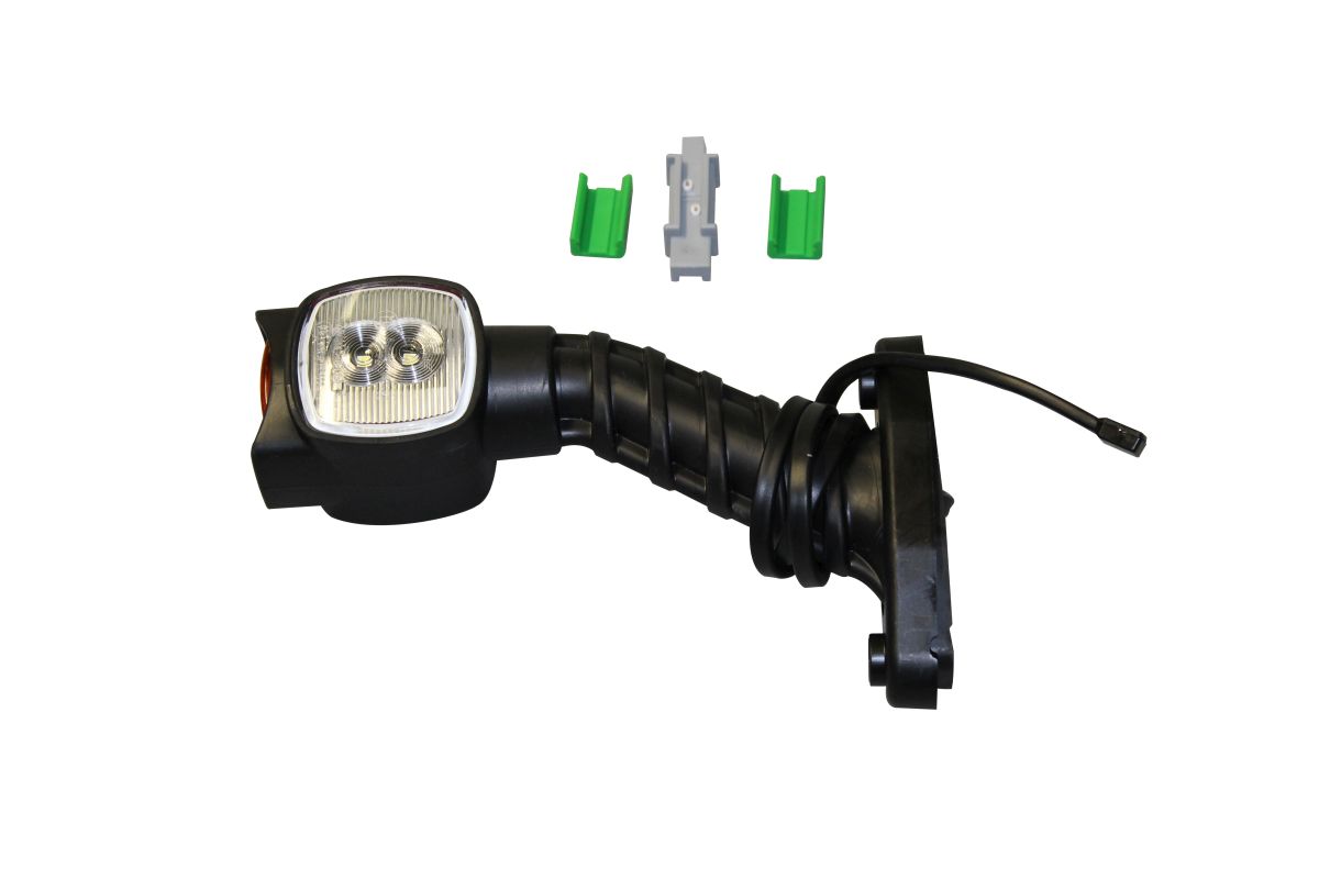 Begrenzungsleuchte rechts LED 12/24 V w/r/g