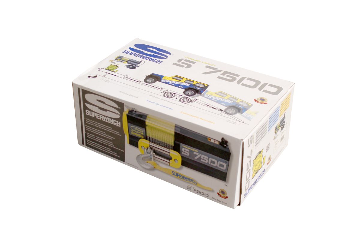 SUPERWINCH S7500 3401 kg, 12 V, Stahlseil SUPERWINCH S7500 3401 kg, 12 V, Stahlseil