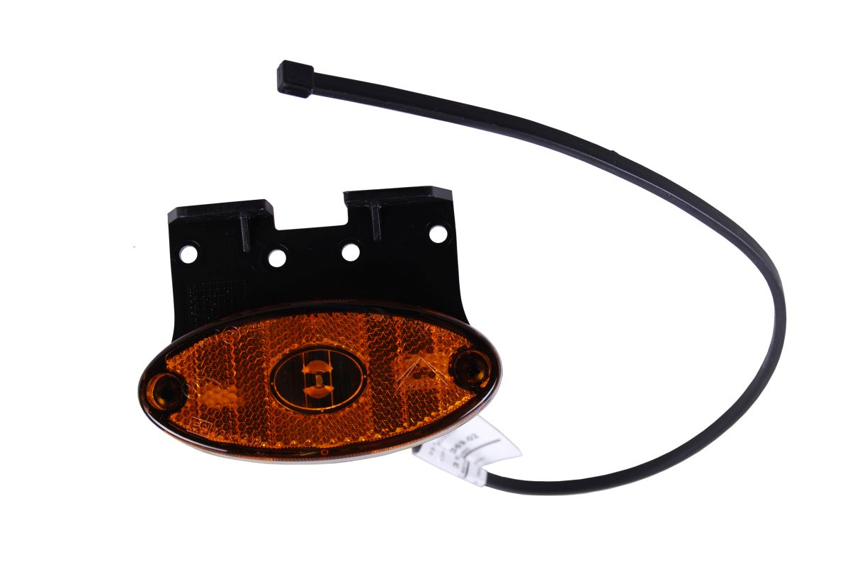ASPÖCK Flatpoint II Seitenmarkierungsleuchte LED gelb, m. Rückstrahler, Halter 90° n. v., 0,5 m DC ASPÖCK Flatpoint II Seitenmarkierungsleuchte LED gelb, m. Rückstrahler, Halter 90° n. v., 0,5 m DC