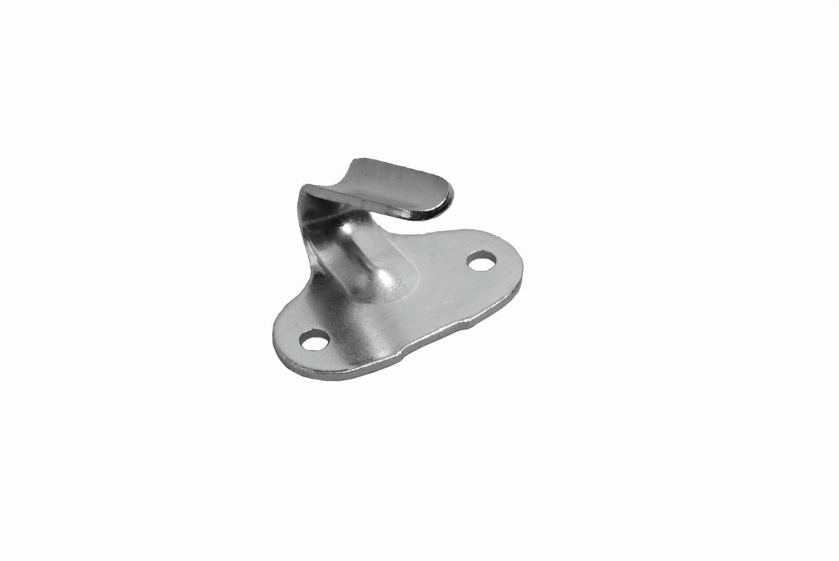 Zweiloch-Planenhaken, 37 x 47 mm Lochabstand 34 mm, Stahl verzinkt