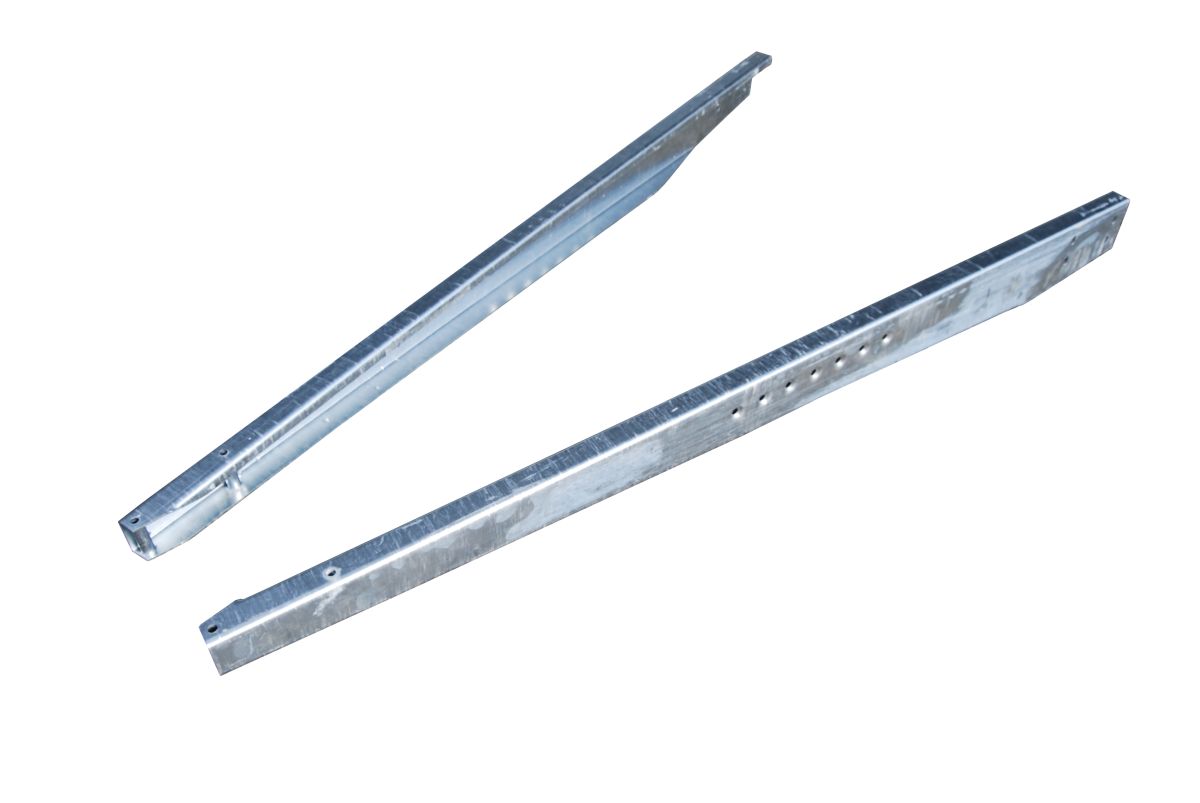 KNOTT Zugholme ZHL7,5, Ausf. A, 750 kg, 2000 mm Lochabstand 130/166 mm, Stützlast 75 kg KNOTT Zugholme ZHL7,5, Ausf. A, 750 kg, 2000 mm Lochabstand 130/166 mm, Stützlast 75 kg