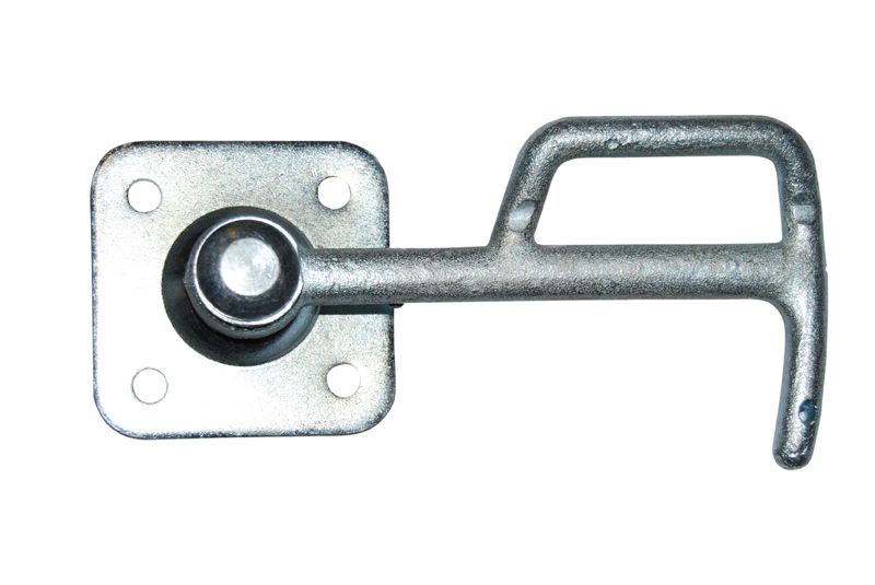 Kastenverschluss, links, Größe 1 Hebellänge 130 mm, m. Bügelgriff, Stahl verzinkt