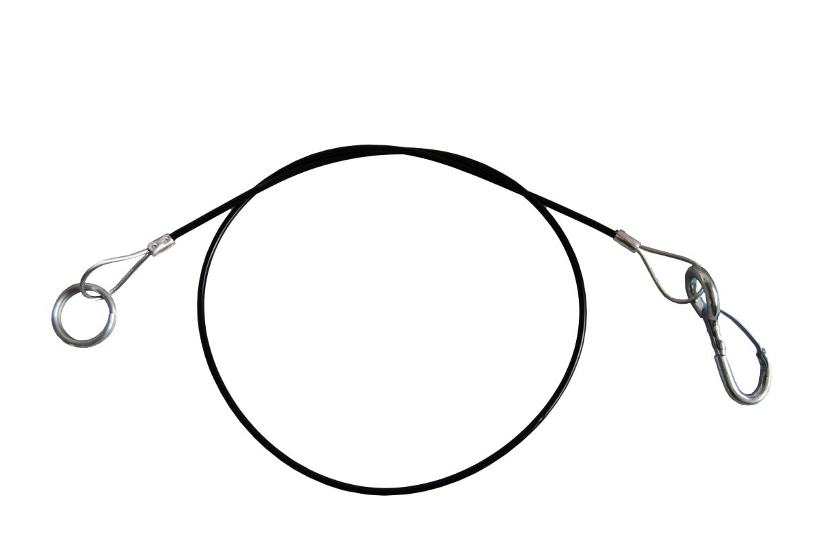 Abreißseil 1000 mm, m. Haken u schwarz, PVC-ummantelt, IMPORT Abreißseil 1000 mm, m. Haken u schwarz, PVC-ummantelt, IMPORT