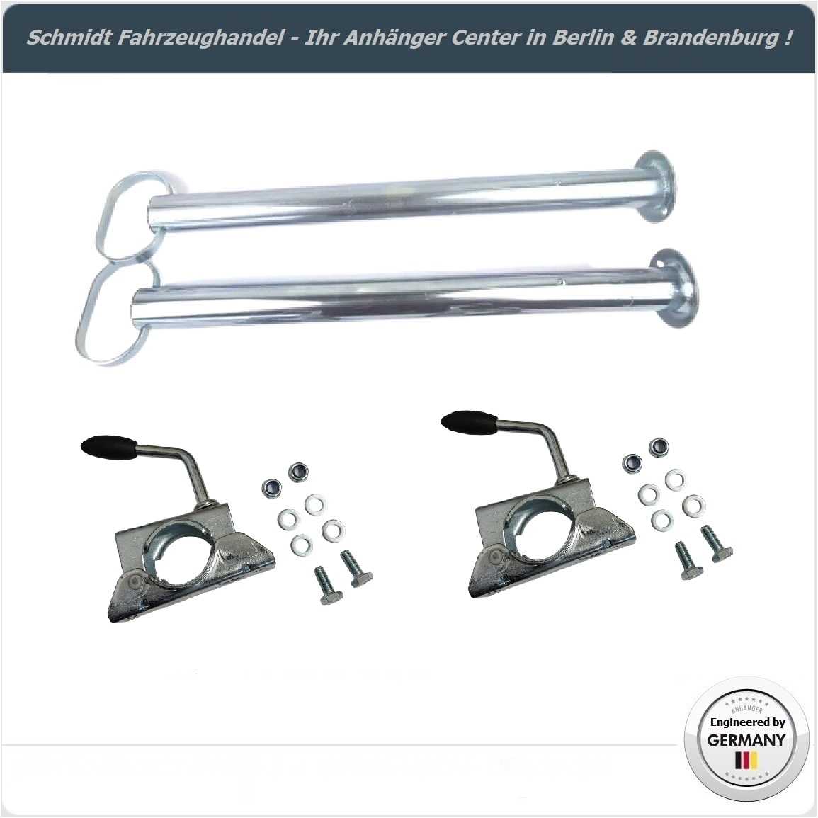 Abstellstützen inkl. Halterung (Klemmschelle) 700 mm