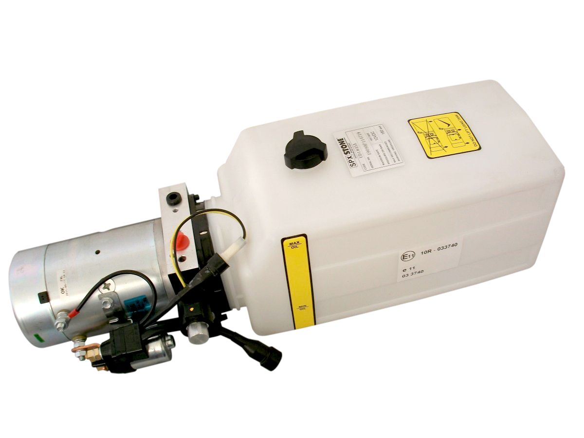 SPX Hydraulikaggregat, 6,6 l, 12 V, 1800 W 180 bar, 80-300 A, Förderleistung 4-12 l/min SPX Hydraulikaggregat, 6,6 l, 12 V, 1800 W 180 bar, 80-300 A, Förderleistung 4-12 l/min