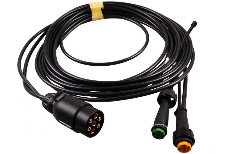 ASPÖCK Anschlusskabel, 7,5 m, 7-polig, 5-polige BV 2 x Abgang 0,2 m DC-Kabel ASPÖCK Anschlusskabel, 7,5 m, 7-polig, 5-polige BV 2 x Abgang 0,2 m DC-Kabel