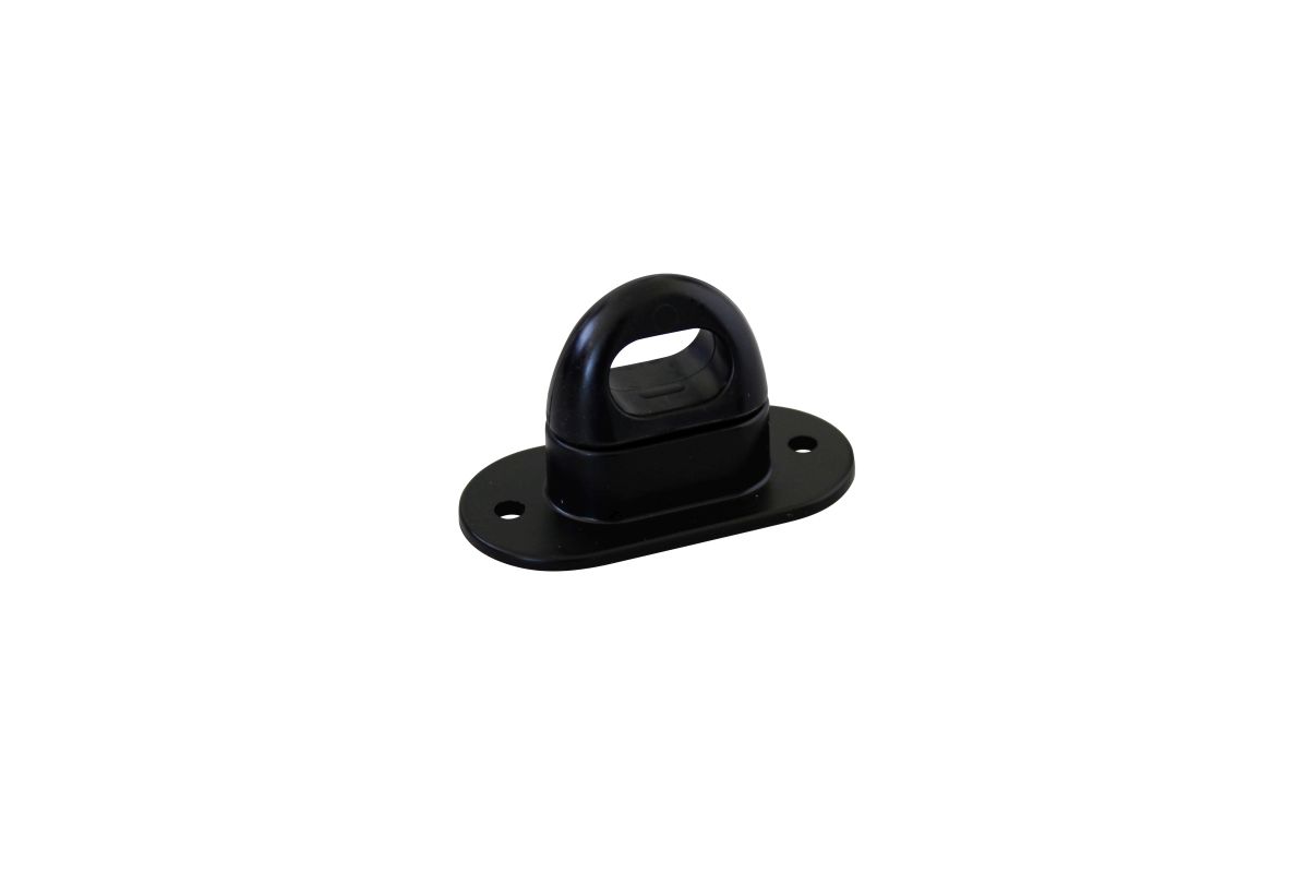 Drehverschluss, 34 x 67 x 13 mm, Lochabstand 51 mm f. Ovalöse 22 x 42 mm, schwarz, Kunststoff Drehverschluss, 34 x 67 x 13 mm, Lochabstand 51 mm f. Ovalöse 22 x 42 mm, schwarz, Kunststoff