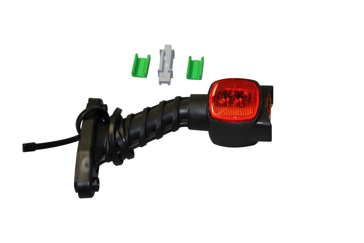 Begrenzungsleuchte rechts LED 12/24 V w/r/g