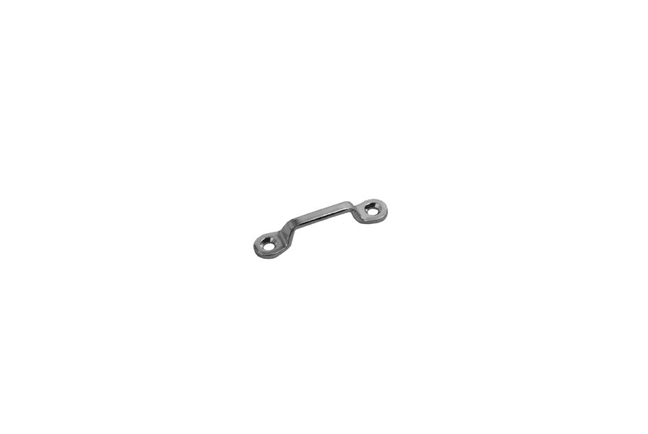 Lakeikrampe, 13 x 64 x 12 mm, Lochabstand 51 mm Lichtebreite 26 mm, gestanzt, Stahl verzinkt