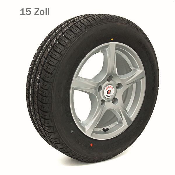 SECURITY Komplettrad 195/65R15, 95N, AW414, M+S a. Alu-Felge 6Jx15, 5/67/112, ET 30, 690 kg SECURITY Komplettrad 195/65R15, 95N, AW414, M+S a. Alu-Felge 6Jx15, 5/67/112, ET 30, 690 kg