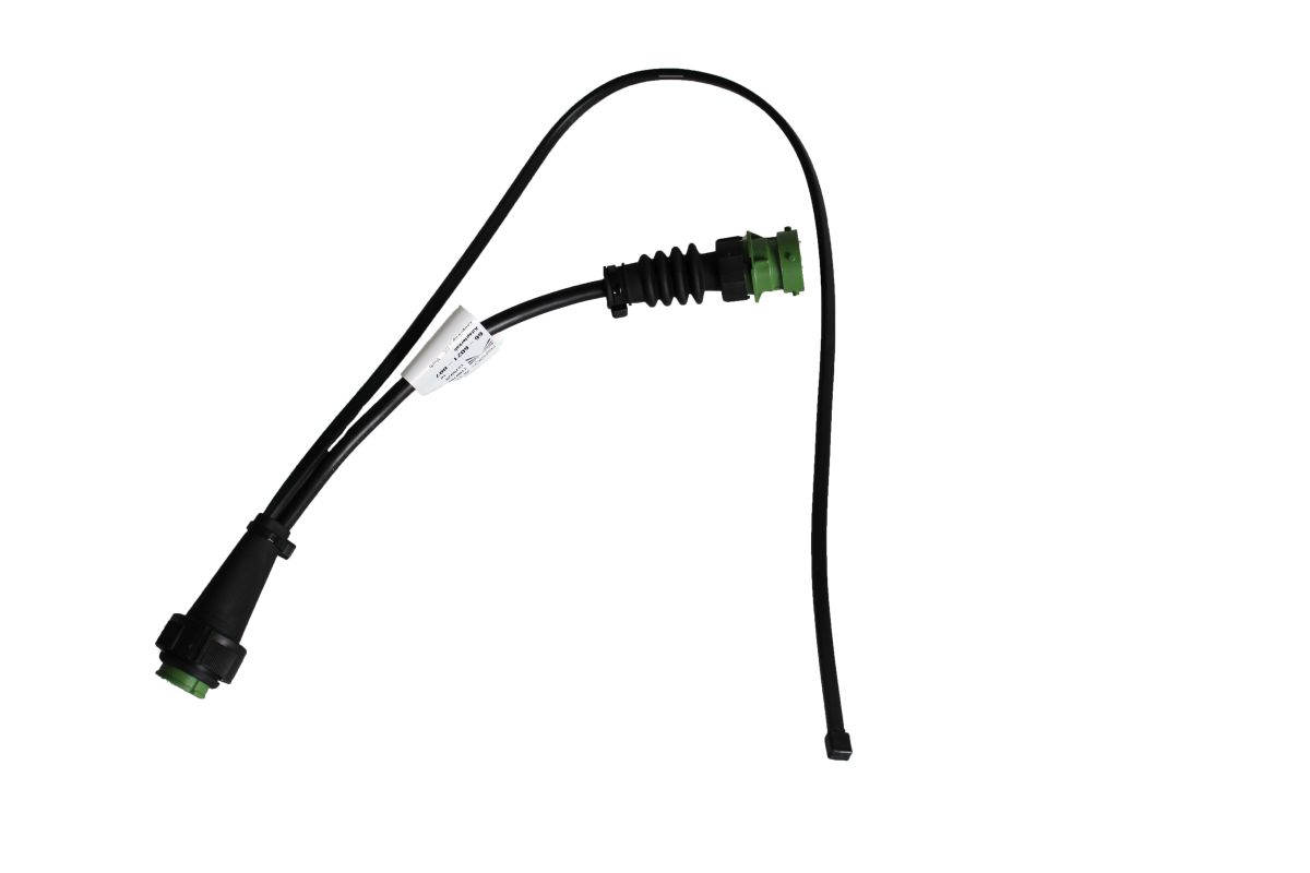 Aspöck Adapterkabel 8-polig,  200 mm, Bajonett +DC-Verbinder