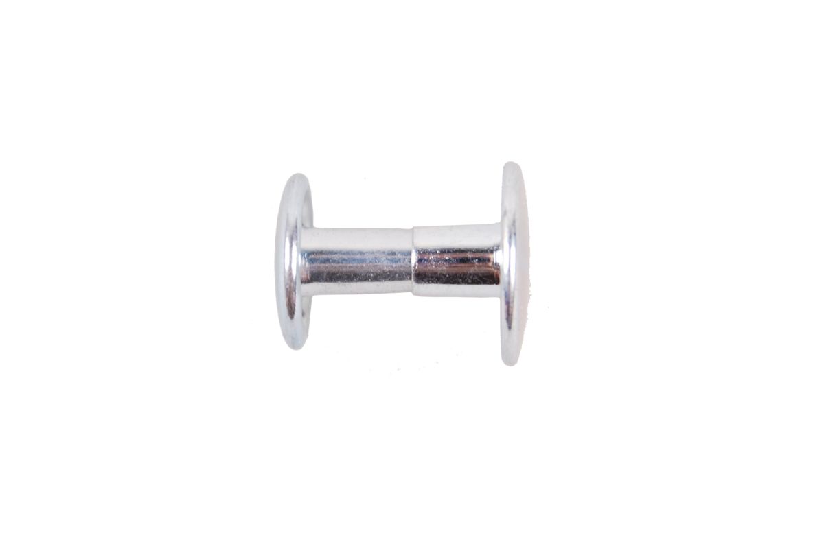 Hohlniet, Doppel-Calott, Ø 3,5 x 12 mm Kopf Ø 13 mm, Stahl verzinkt