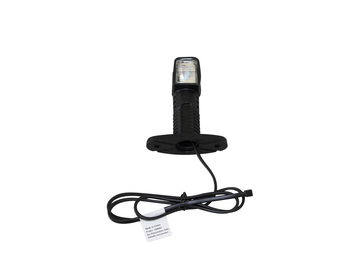 ASPÖCK Superpoint IV Umrissleuchte LED  rot/weiß/gelb rechts, m. SML, 1 m DC-Kabel