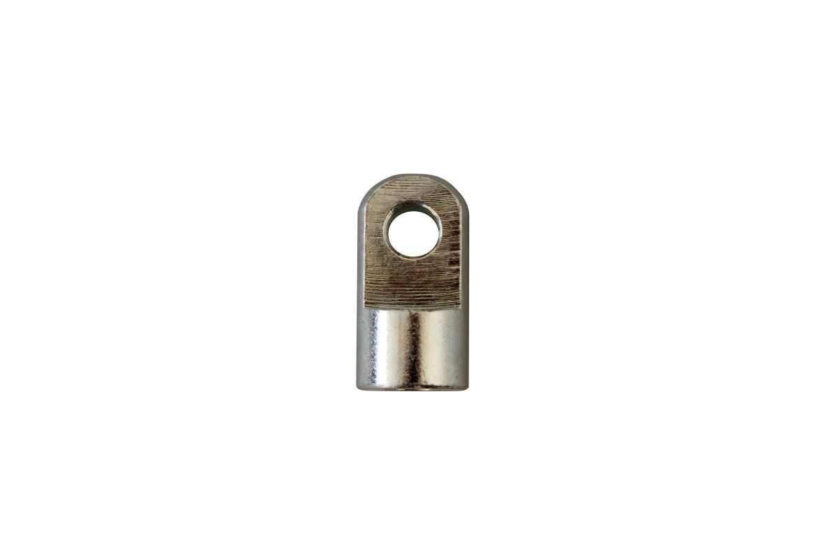 Auge m. Bund M8, Ø 10,1 mm, wirksame Länge 25 mm Breite Auge Ø 18 mm, Breite Bohrung 10 mm Auge m. Bund M8, Ø 10,1 mm, wirksame Länge 25 mm Breite Auge Ø 18 mm, Breite Bohrung 10 mm