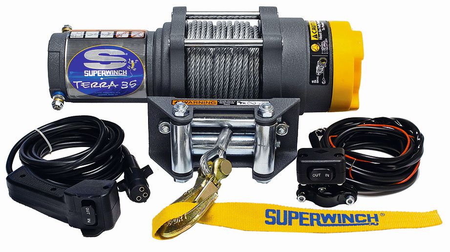 SUPERWINCH Terra 35 1588 Kg, 12 V, Stahlseil