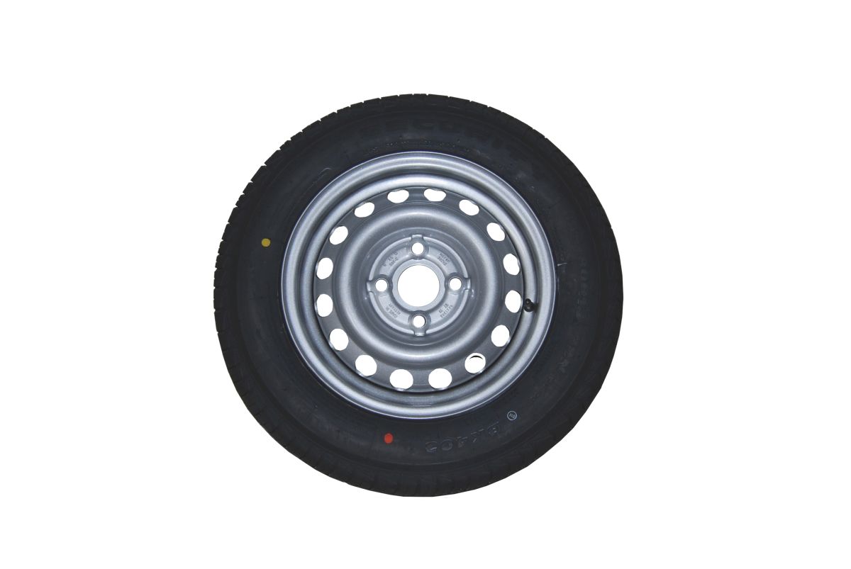 SECURITY Komplettrad 145/80R13, 79N, AW414, M+S a. Felge 4Jx13, 4/57/100, ET 30, 437 kg SECURITY Komplettrad 145/80R13, 79N, AW414, M+S a. Felge 4Jx13, 4/57/100, ET 30, 437 kg