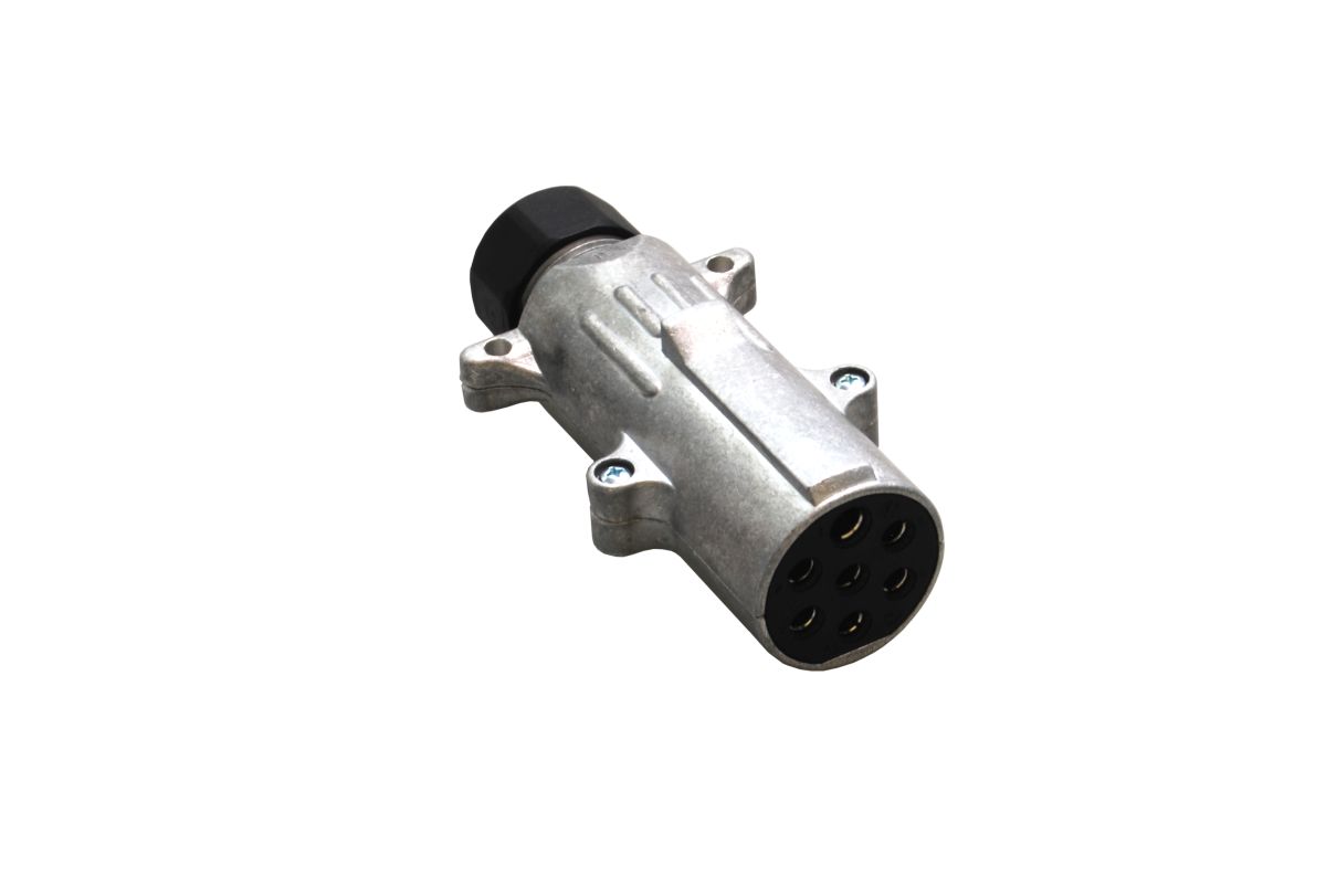 Stecker Alu, 7-polig 24 V, ISO 1185 N