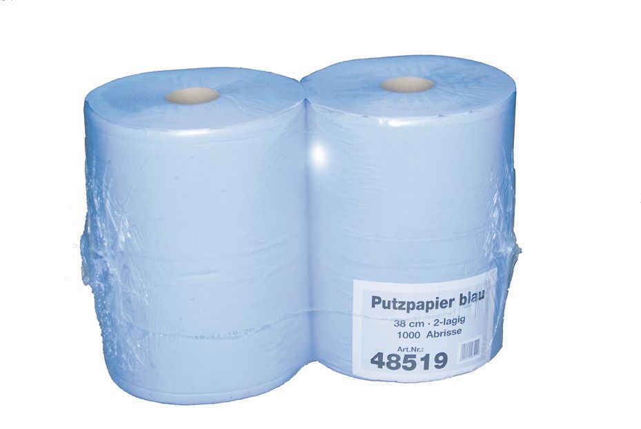 Putzpapier blau, 2 lagig Putzpapier blau, 2 lagig
