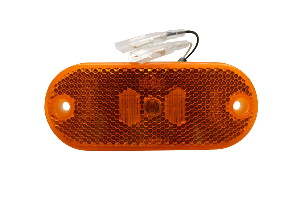 JOKON SMLR 2002 Seitenmarkierungsleuchte LED gelb m. Rückstrahler, Flachsteckanschluss, 12 V