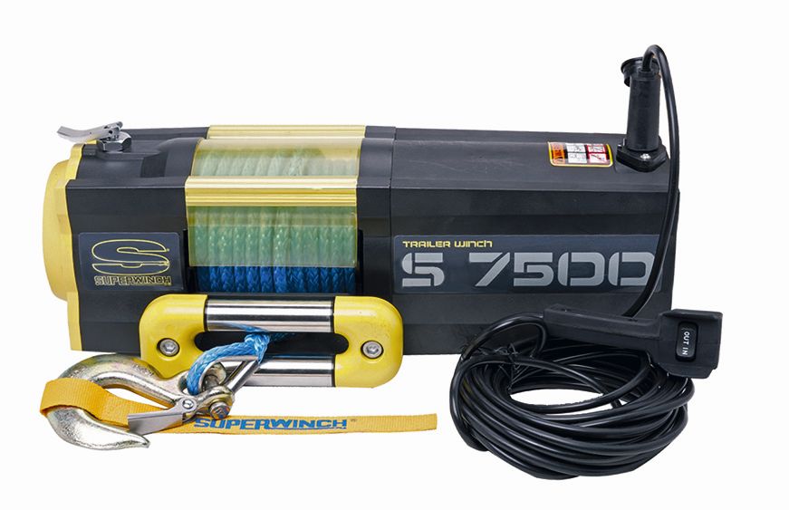 SUPERWINCH S7500 SR 3401 kg, 12 V, Synthetikseil