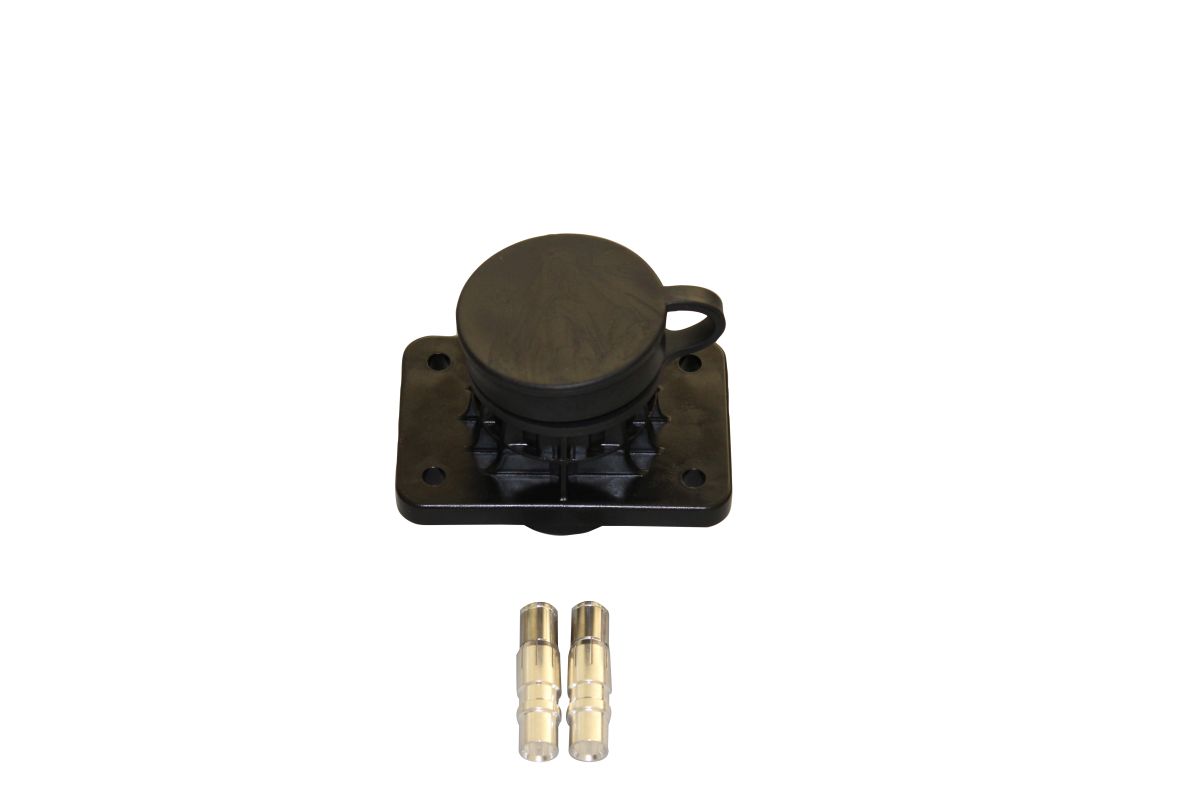 JAEGER NATO-Steckdose, 2-polig, 24 V m. Crimp-/Lötanschluss