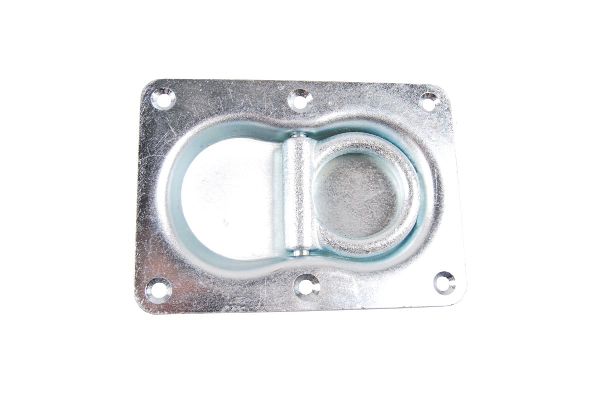 Zurrmulde m. Ring, beidseitig  105 x 140 mm, 1000 daN, IMPORT