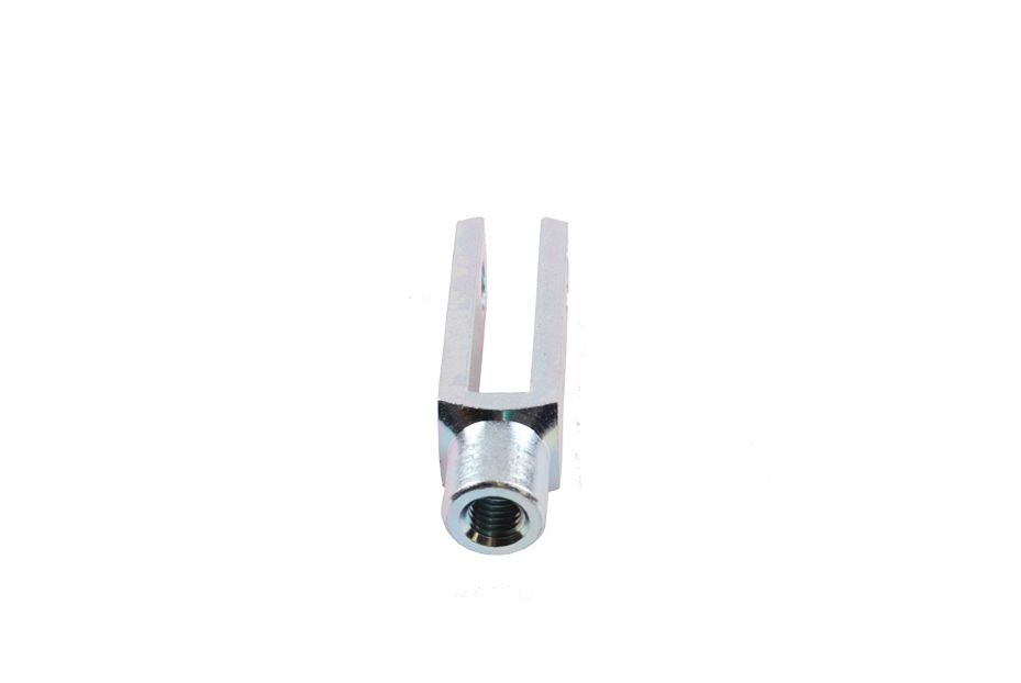 Gabelkopf M8, 16 x 58 mm, Bohrung Ø 8 mm wirksame Länge 48 mm Gabelkopf M8, 16 x 58 mm, Bohrung Ø 8 mm wirksame Länge 48 mm