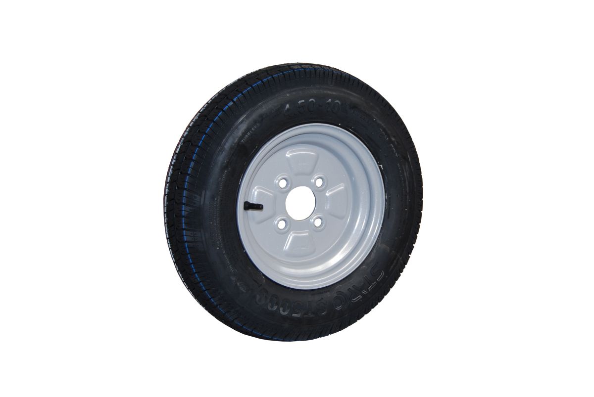 KENDA Komplettrad 4.50-10, 76M, K364 a. Felge 3.50Bx10, 4/60/100, ET 0, 375 kg KENDA Komplettrad 4.50-10, 76M, K364 a. Felge 3.50Bx10, 4/60/100, ET 0, 375 kg